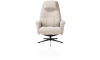 Henders & Hazel - Torino - fauteuil (incl. pouf) - graphite