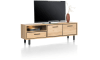 Happy@Home - Ostrava - Industrieel - lowboard 170 cm - 2-deuren + 1-lade + 1-niche (+ LED)