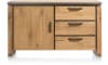 Henders & Hazel - Farmland - Rural - buffet 150 cm - 1-porte + 3-tiroirs (parti basse de 39620)