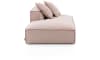 Henders and Hazel - Bayonne - Salons - ottomane small inclusief 2 kussens - links