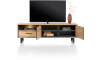Happy@Home - Ostrava - Industrieel - lowboard 170 cm - 2-deuren + 1-lade + 1-niche (+ LED)