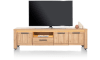 Henders & Hazel - Delmonte - buffet bas 200 cm - 3-portes + 1-tiroir + 1-niche (LED + variateur)