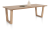 Henders & Hazel - Nyborg - Tisch 230 x 100 cm - Tischplatte mit natürliche Baumkante - V-Fuß Holz
