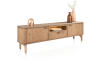 Happy@Home - Zade - lowboard 210 cm - 2-deuren + 1-lade + 1-niche (+ LED)
