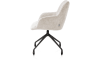 XOOON - Mats - chaise à accoudoirs - piétement aluminium + roulettes - selected choices