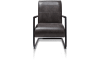 Henders and Hazel - Angelica - Industrieel - bijzetfauteuil + zwart frame (ROB)