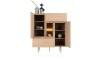 XOOON - Valgard - Highboard 120 cm - 2-Türen + 2-Laden + 2-Nischen (+ LED)