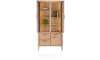 Henders & Hazel - Nystead - vitrine 100 cm. - 2-portes de verres + 1-tiroirs + 1-niche (+ LED)