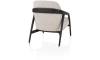 XOOON - Dante - fauteuil - eik antraciet gestoffeerd zit in stof Brioni