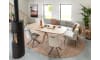 Henders & Hazel - Jace - banc 200 cm + confort ressorts - tissu Luton