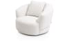 XOOON - Cervos - fauteuil pivotant - rond 100cm incl. 1 coussin 45x45