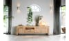 Henders & Hazel - Delmonte - buffet bas 200 cm - 3-portes + 1-tiroir + 1-niche (LED + variateur)