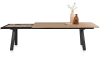 Happy@Home - Zade - uitschuiftafel 200 (+ 80) x 100cm - onderstel gaat mee naar buiten
