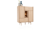XOOON - Valgard - Highboard 120 cm - 2-Türen + 2-Laden + 2-Nischen (+ LED)