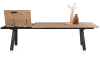 Happy@Home - Zade - uitschuiftafel 200 (+ 80) x 100cm - onderstel gaat mee naar buiten