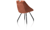 Happy@Home - Naud - Natuurlijk - eetkamerstoel 4-poots / combi calabria-ponti + greep