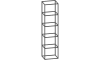 XOOON - Modulo - Minimalistisch design - basisrek 45 cm - 5 nivo&#39;s hoog - 2 staanders