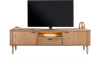 Happy@Home - Zade - lowboard 210 cm - 2-deuren + 1-lade + 1-niche (+ LED)
