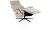 Henders & Hazel - Stelvio - fauteuil relax -électrique + Batterie -pied graphite -appui-tête électrique -Enzo champagne