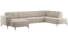 Happy@Home - Brielle - Banken - Longchair links - 2,5 zits zonder armen - ottomane rechts