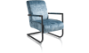Henders and Hazel - Angelica - Industrieel - bijzetfauteuil + zwart frame (ROB)