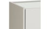 XOOON - Noon - buffet bas 210 cm - 3-portes + 2-tiroirs - complet silk grey