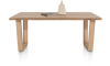 Henders & Hazel - Nyborg - Tisch 200 x 100 cm - Tischplatte mit natürliche Baumkante - V-Fuß Holz