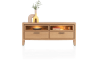 Henders & Hazel - Nystead - buffet bas 140 cm. - 2-tiroirs + 2-niches (+ LED)