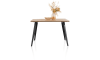 Henders & Hazel - City - Industriel - table de bar 140 x 100 cm (hauteur: 92 cm)