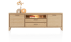 Henders & Hazel - Nystead - Sideboard 210 cm. - 2-Türen + 2-Laden + 1-Nische (+ LED)