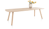 XOOON - Niora - eetkamertafel 270 x 100 cm - rechthoek - houten poot