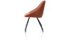 Happy@Home - Naud - Natuurlijk - eetkamerstoel 4-poots / combi calabria-ponti + greep