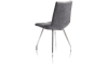 XOOON - Artella - Skandinavisches Design - Stuhl - 4 Füße Edelstahl - Pala anthrazit