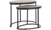 COCOmaison - Coco Maison - Industriel - Bodile jeu de 2 tables d&#39;appoint H46-39cm