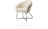 Henders & Hazel - Cayenne - Industriel - fauteuil avec cadre en métal noir droit (rob) - selected choices