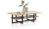 XOOON - Belo - Industriel - table basse 120 x 60 cm + 1-niche