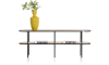 XOOON - Kinna - design Scandinave - table d&#39;appoint ovale 160 cm + 1-niche