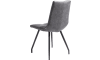 XOOON - Artella - Scandinavisch design - eetkamerstoel - zwart 4-poots - Pala antraciet