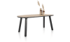 Henders & Hazel - Avalox - Industriel - table de bar ovale 210 x 110 cm