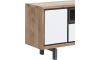 XOOON - Otta - Scandinavisch design - lowboard 170 cm - 2-deuren + 1-lade + 2-niches (+ LED)