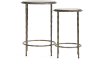 H&H - Coco Maison - Gaia jeu de 2 tables d&#39;appoint H54-46cm