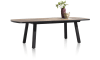 H&H - Avalox - Industriel - table à rallonge ovale 190 (+ 60) x 110 cm