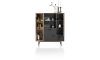 XOOON - Torano - Design minimaliste - highboard 125 cm - 2-portes + 2-tiroirs + 3-niches (+ LED)