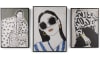 XOOON - Coco Maison - Fashionista Set von 3 Bilder 60x80cm