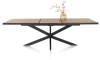 H&H - Carreras - table à rallonge 190 (+ 60) x 100 cm