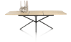 H&H - Home - table à rallonge 190 (+ 60) x 110 cm