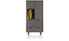 Henders & Hazel - Cubo - Moderne - armoire 100 cm - 3-portes + 1-tiroir + 5-niches (+ LED)