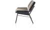 XOOON - Tatum - Design minimaliste - fauteuil avec siege coulissant