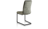 H&H - Milva - Industriel - chaise - pied noir traineau carre