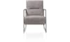 XOOON - Bueno - Skandinavisches Design - Sessel mit Edelstahl Armlehne
